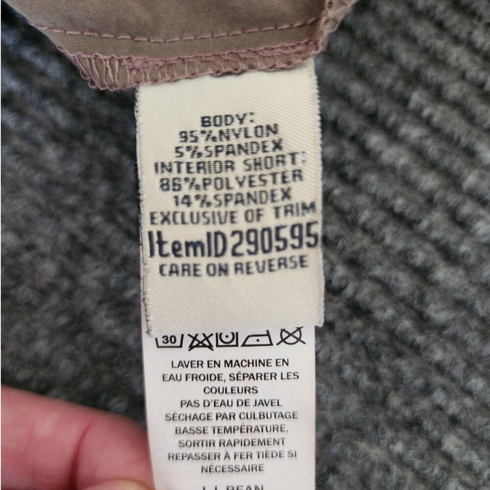 L.L. Bean Women's Size 18 Ash Brown Water-Repellent Comfort Trail Skort - Picture 11 of 13